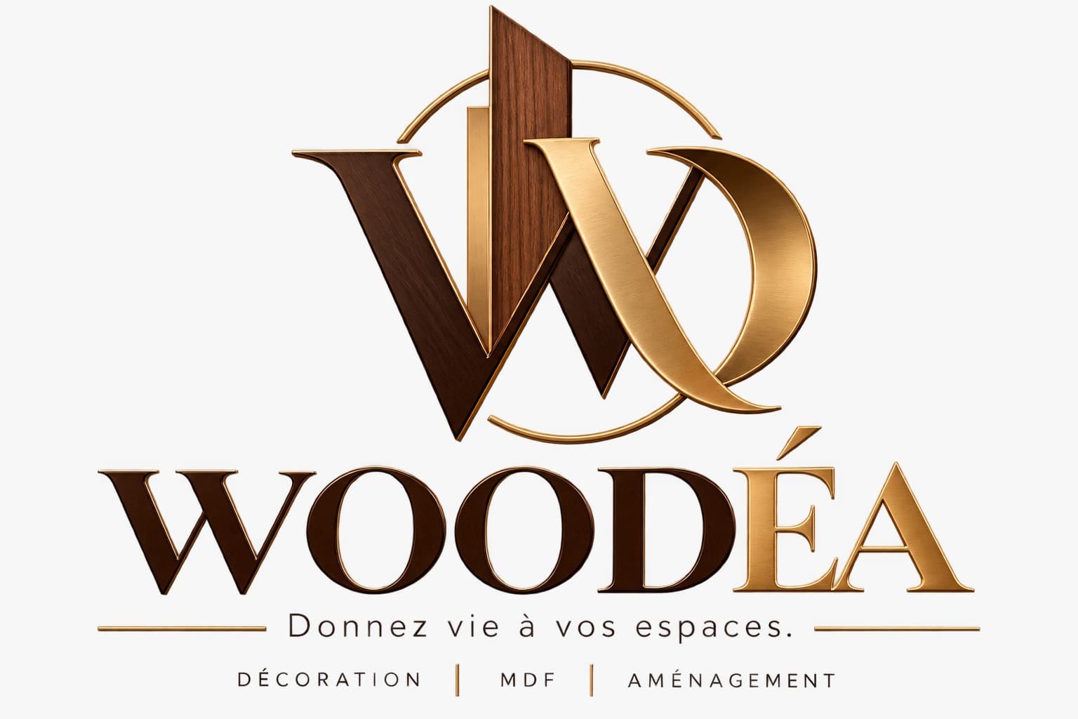 Intérieur aménagé avec des pièces Woodéa en MDF